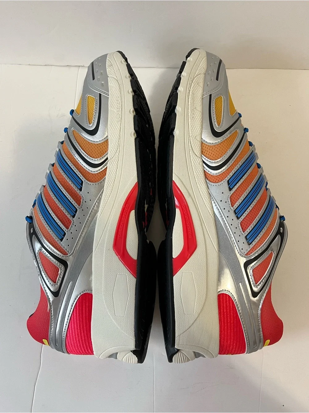 Adidas ADISTAR CONTROL 5 sneakers blue yellow silver running shoe men’s size 16